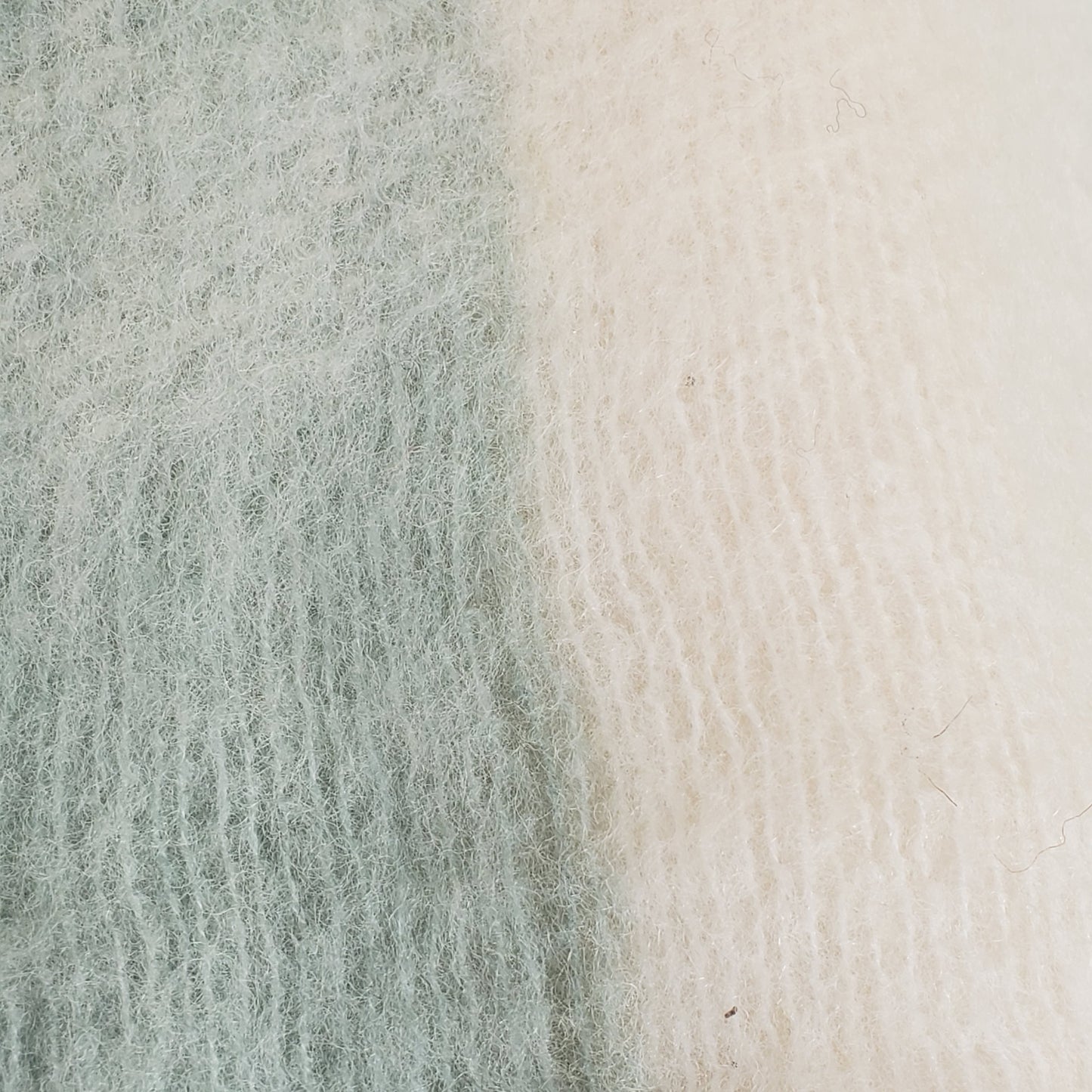 Bliss Wool Mohair Blend Stripe - Blue / Cream