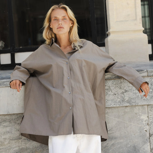 Boxy Shirt - Fog