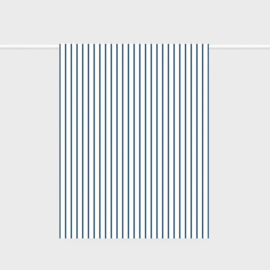 Tea Towel - French Nautical Navy Stripe