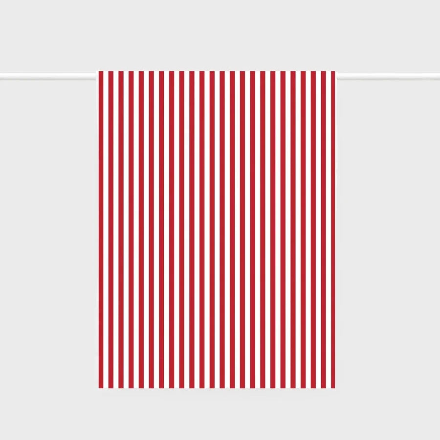 Tea Towel - French Nautical Red Stripe