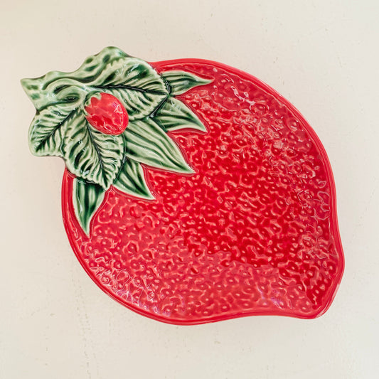 Strawberries Olive Dish