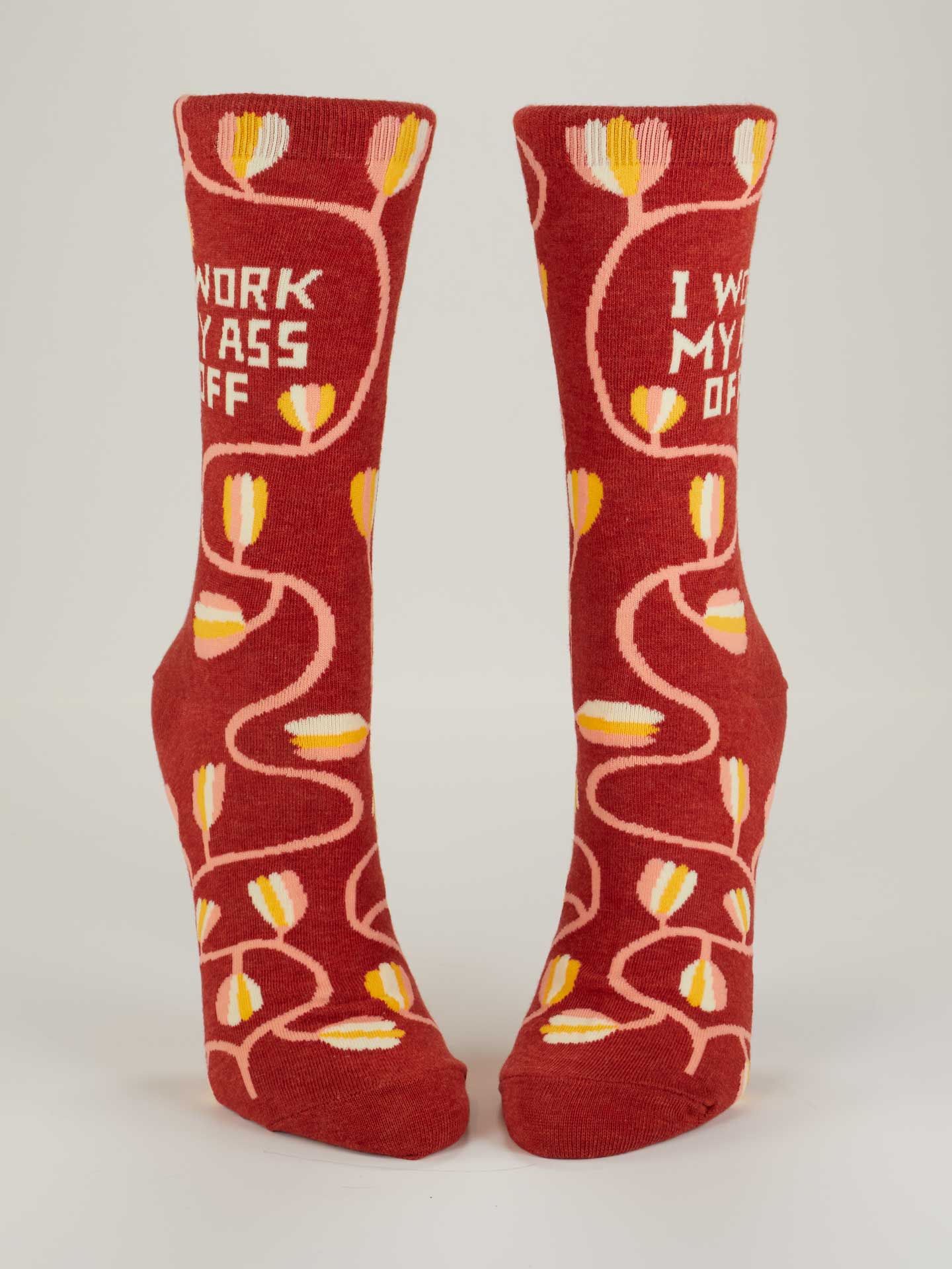 I Work My Ass Off - Crew Socks