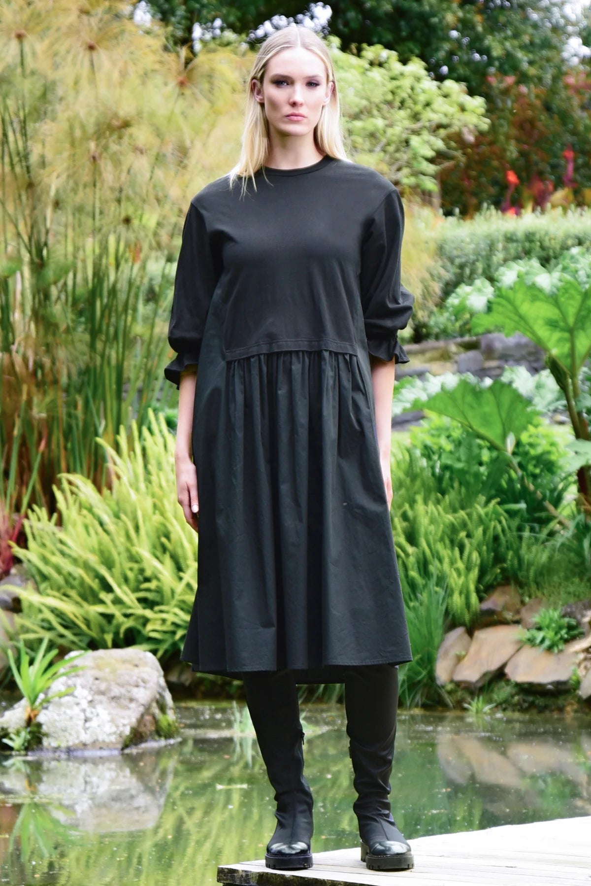 Far + Away Dress - Black