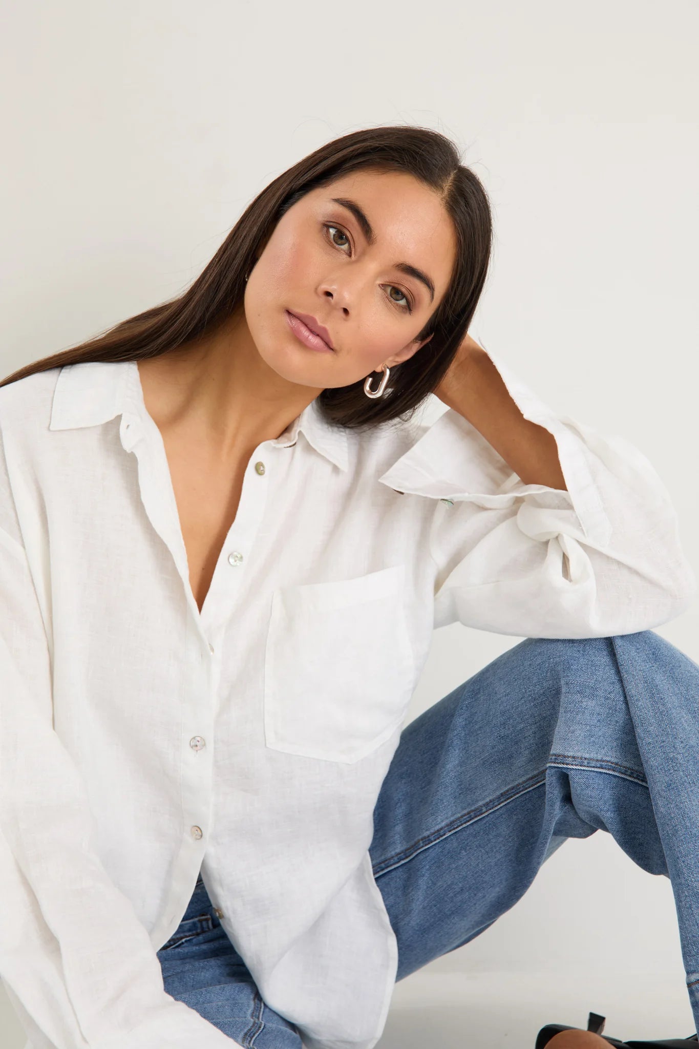 Optimum Linen Shirt - White