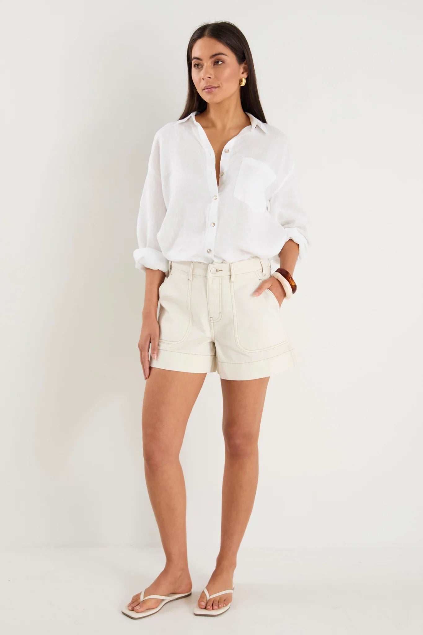 Optimum Linen Shirt - White