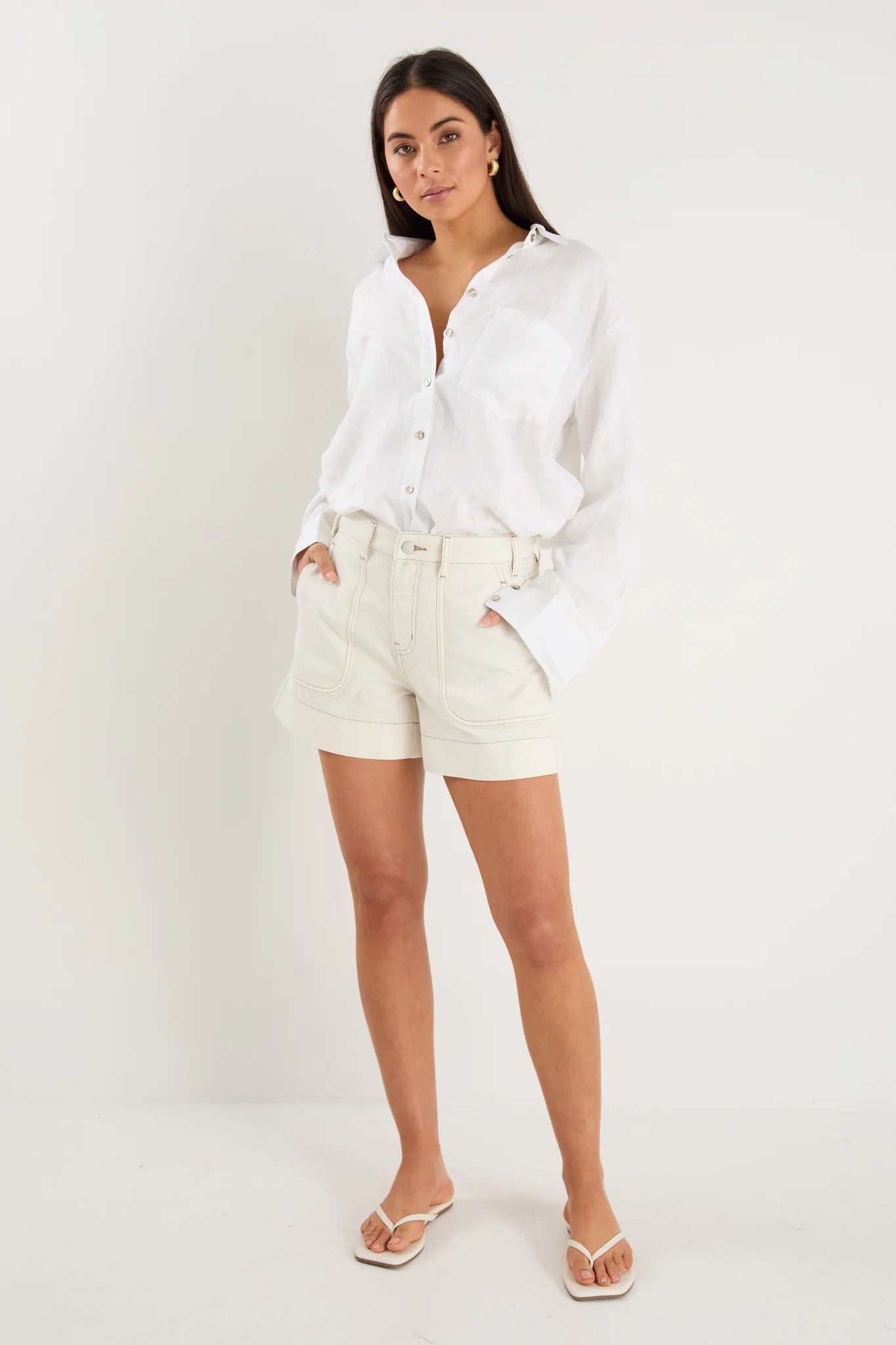 Optimum Linen Shirt - White
