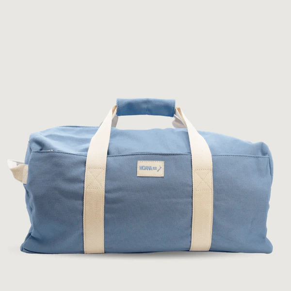 The Martinborough Canva Overnight Bag - Blue