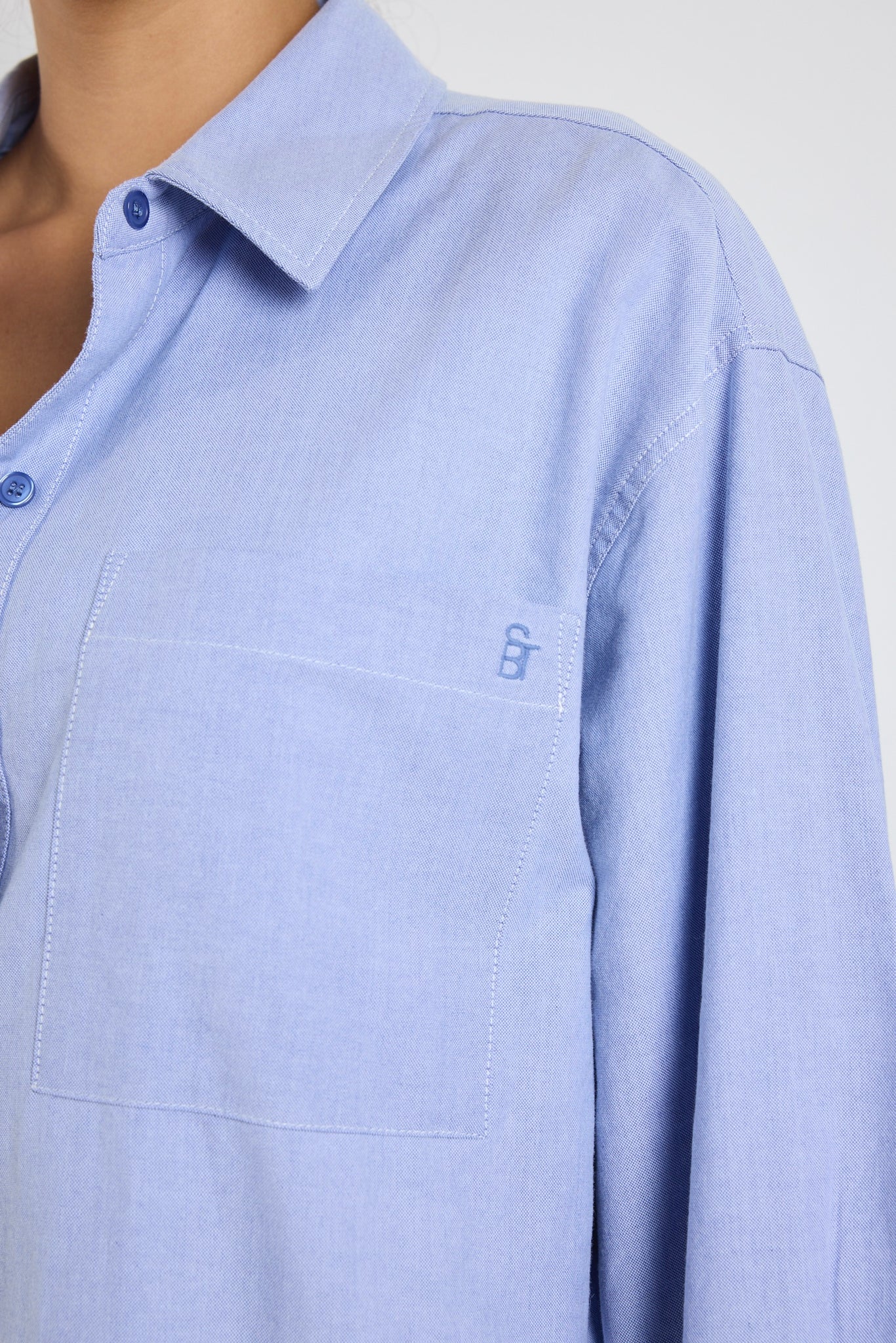 Oxford Oversized Shirt - Signature Blue