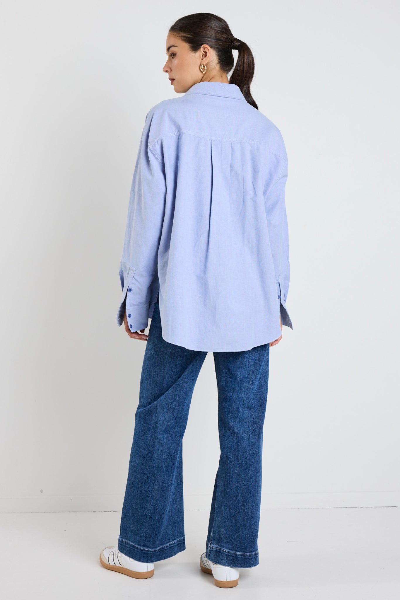 Oxford Oversized Shirt - Signature Blue