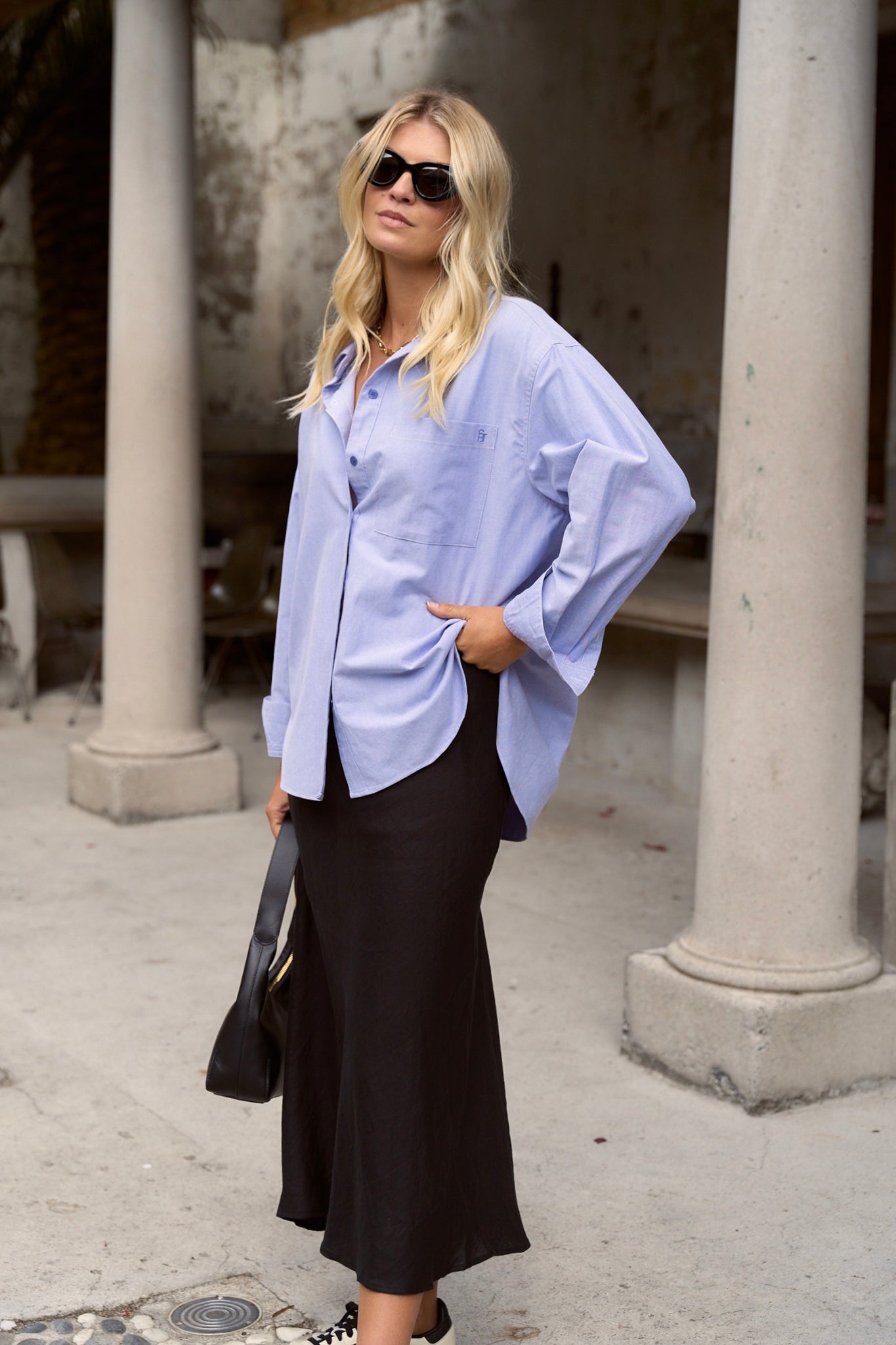 Oxford Oversized Shirt - Signature Blue