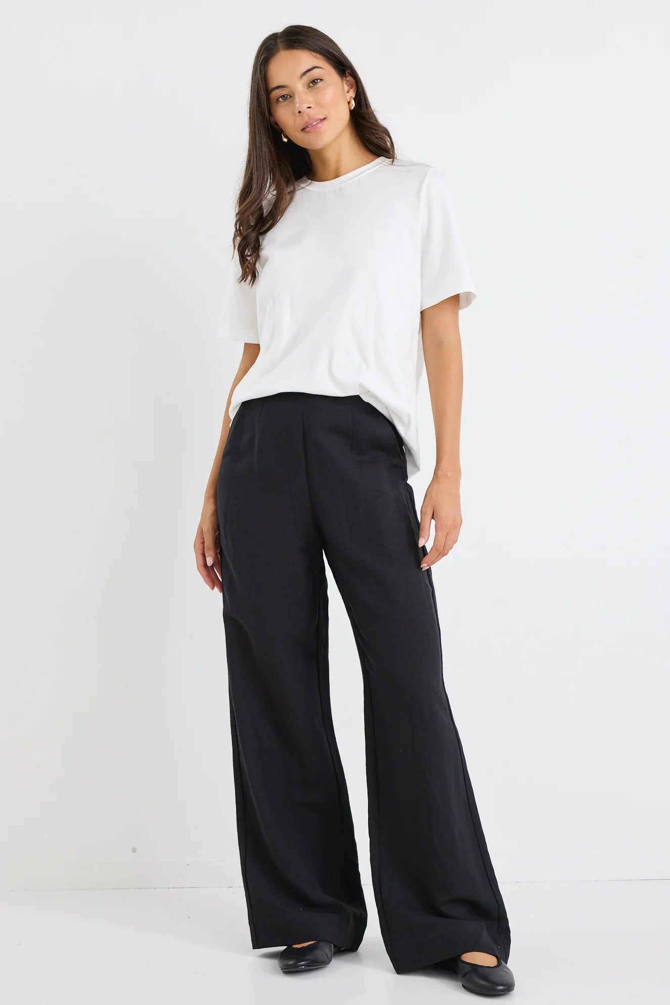 Street Crew Neck Boxy Tee - Ivory