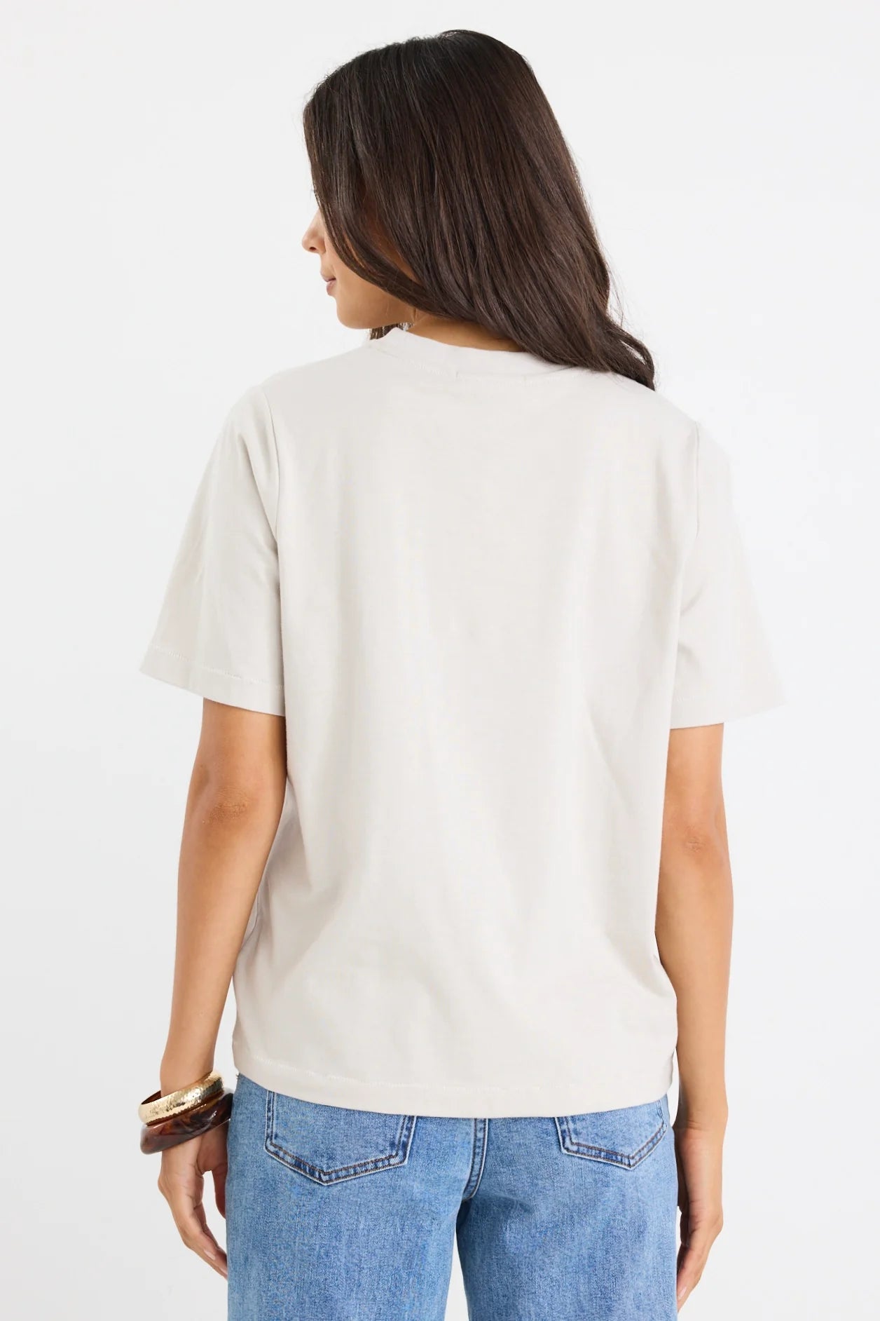 Street Boxy Tee - Stone