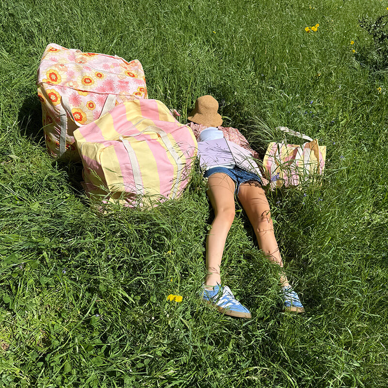 Stuffer Bag - Marshmallow Stripe