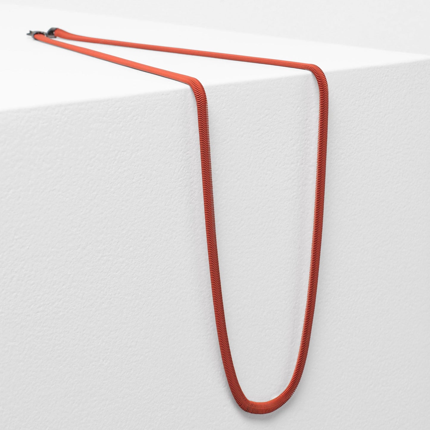 Vell Long Necklace - Flame Orange