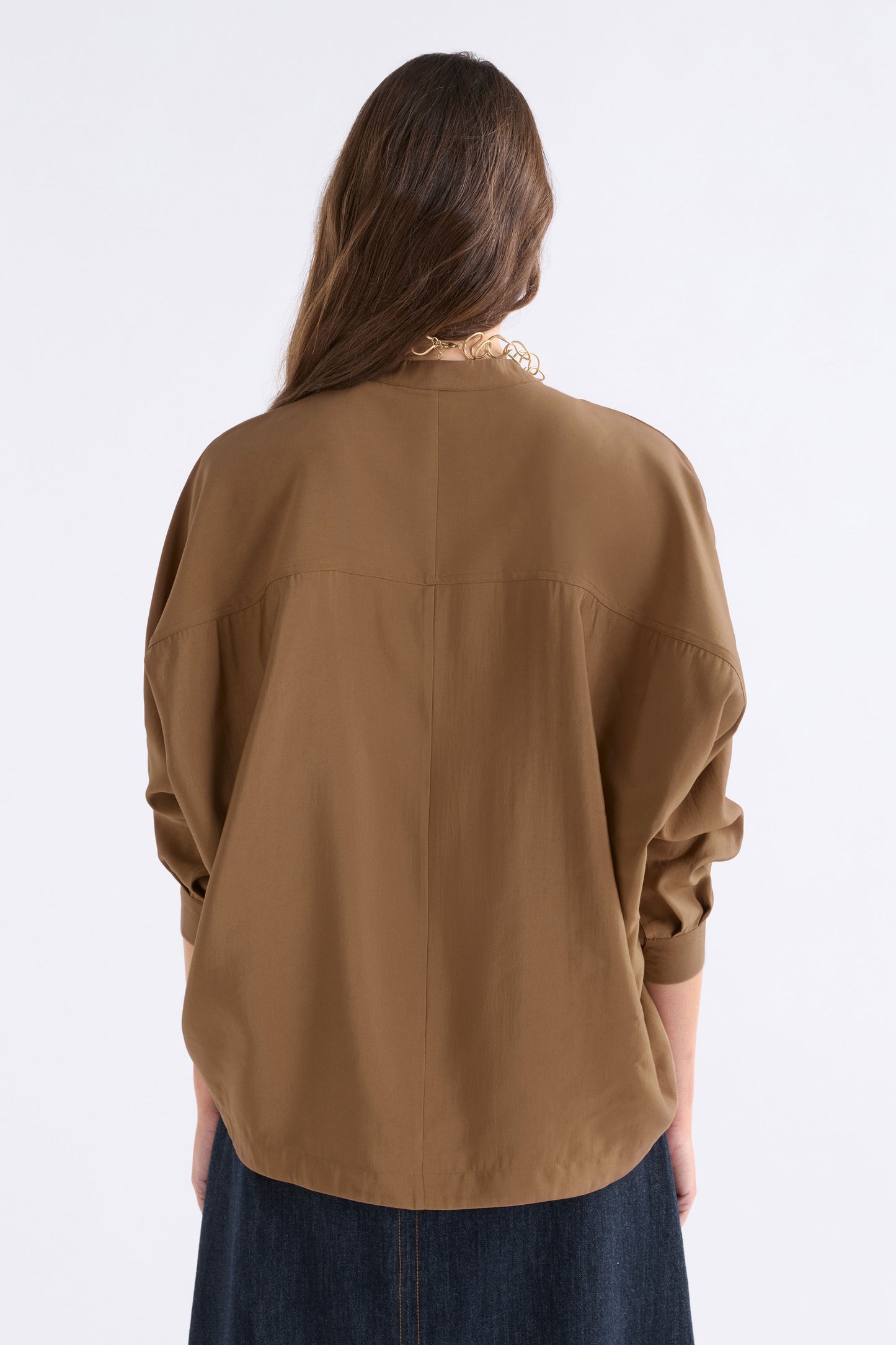 Ahren Shirt - Dark Toffee