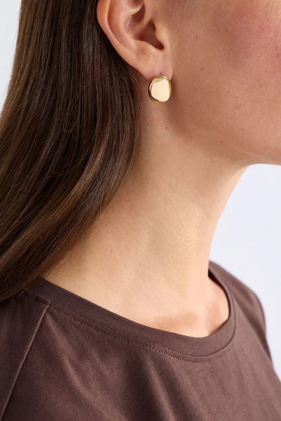 Atur Mini Stud Earring - Espresso