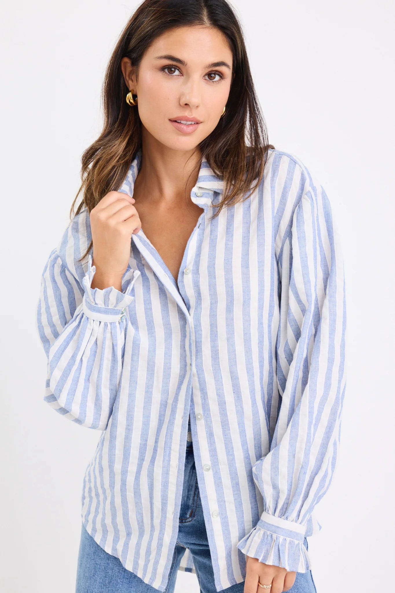 Connection Shirt - Blue Stripe