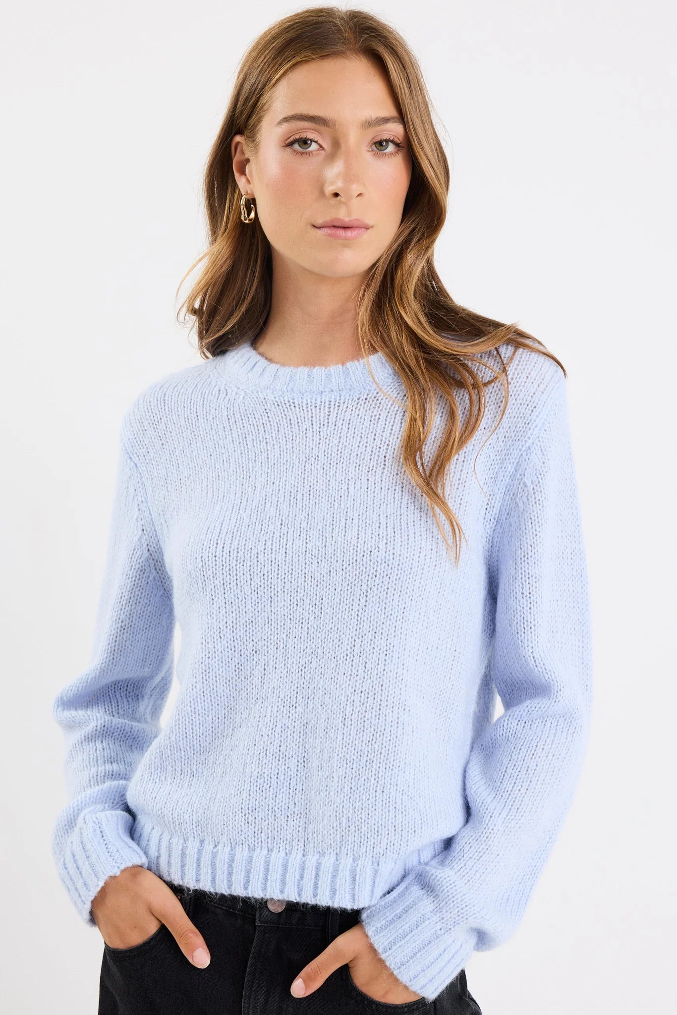 Genuine Crewneck Jumper - Ice Blue