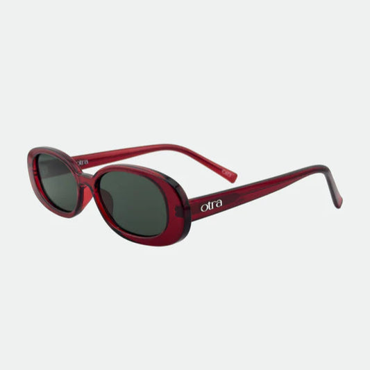 Gina Cherry/Green Sunglasses