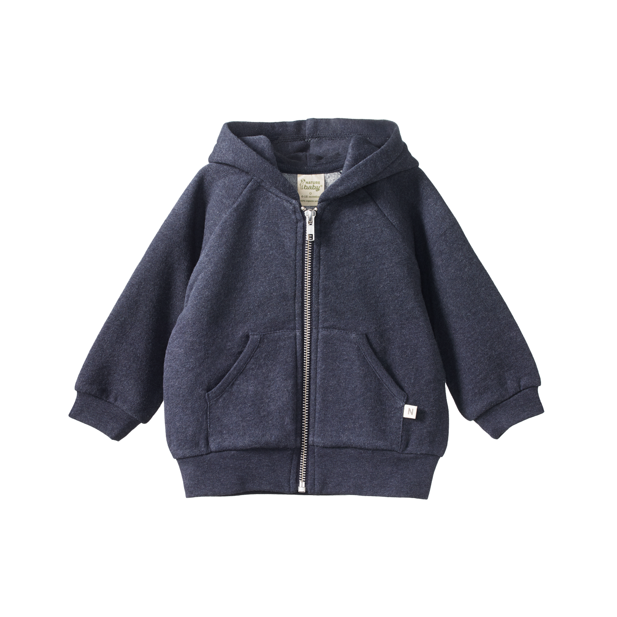 Hoodie Sweatshirt - Navy Marl