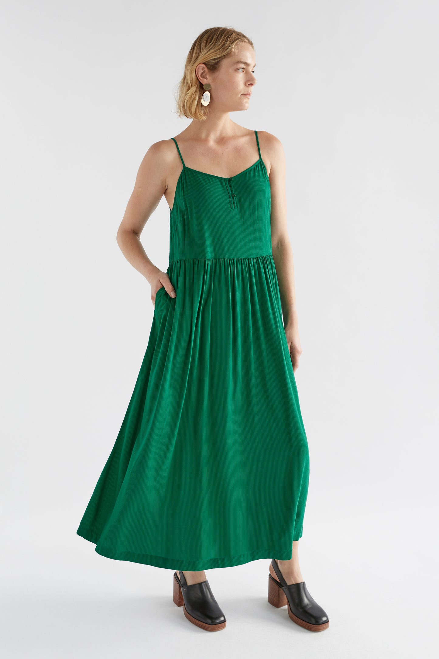 Linia Dress - Jewel Green