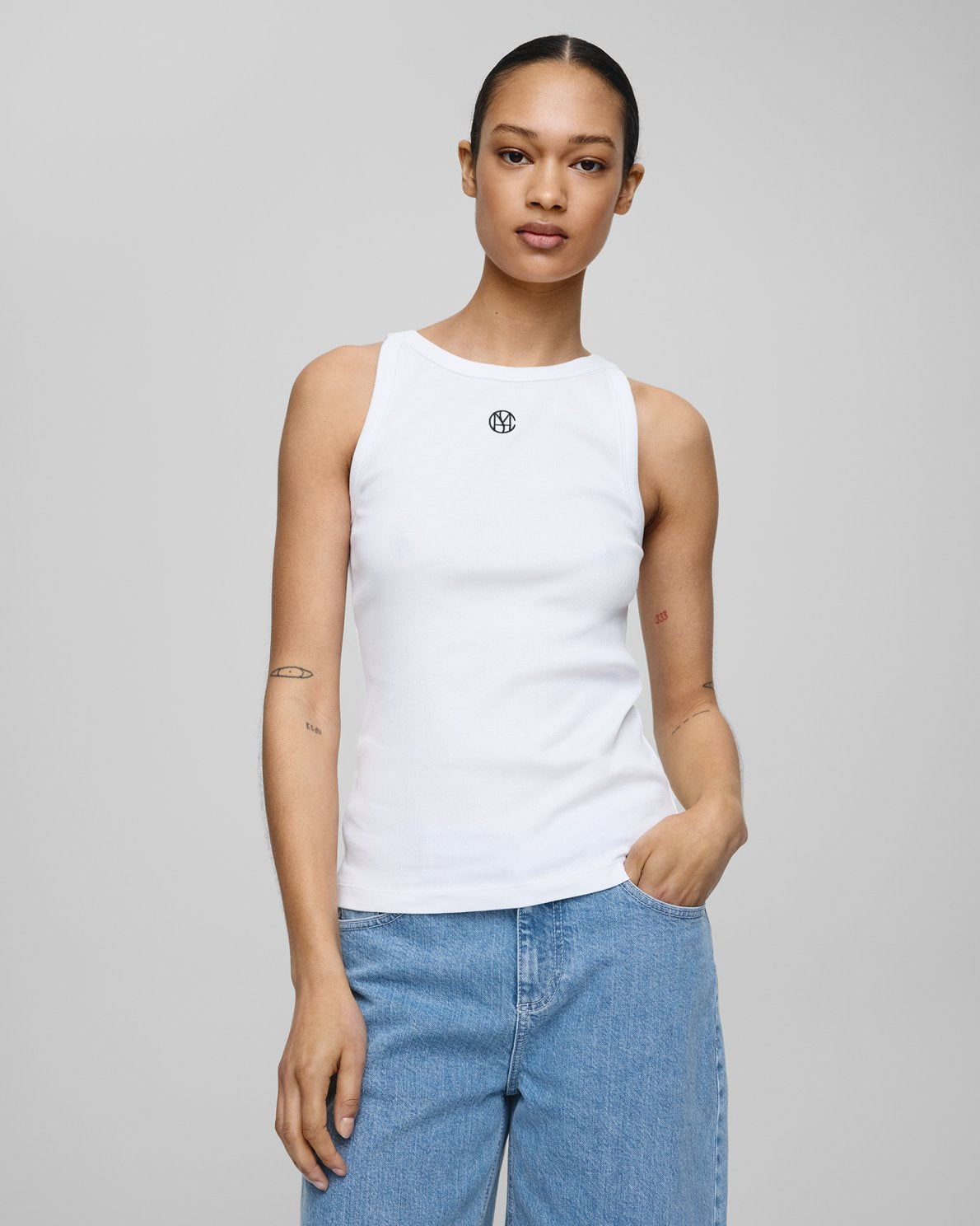 MSCH Gubbe Rasmia Icon Tank - White