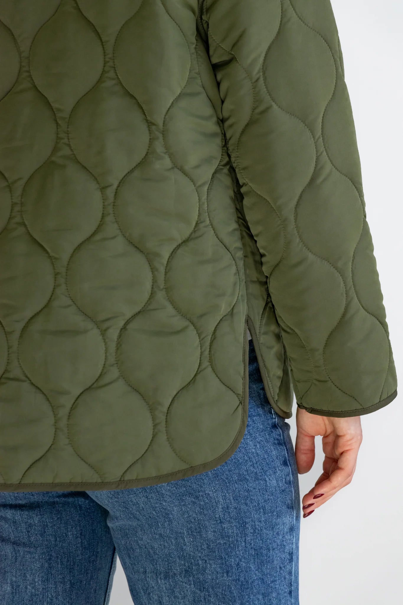 Peak Padded Shell Jacket - Khaki