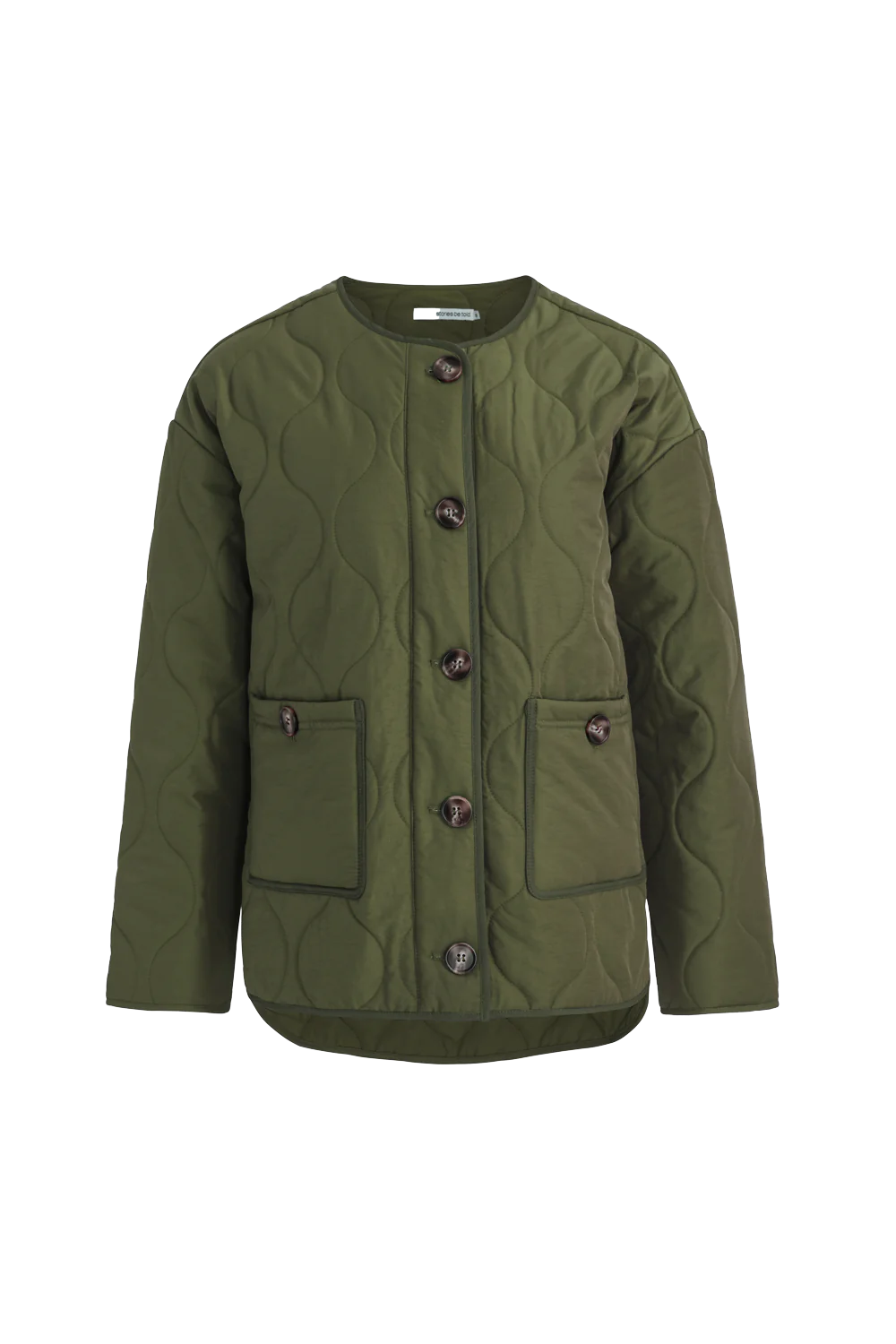 Peak Padded Shell Jacket - Khaki