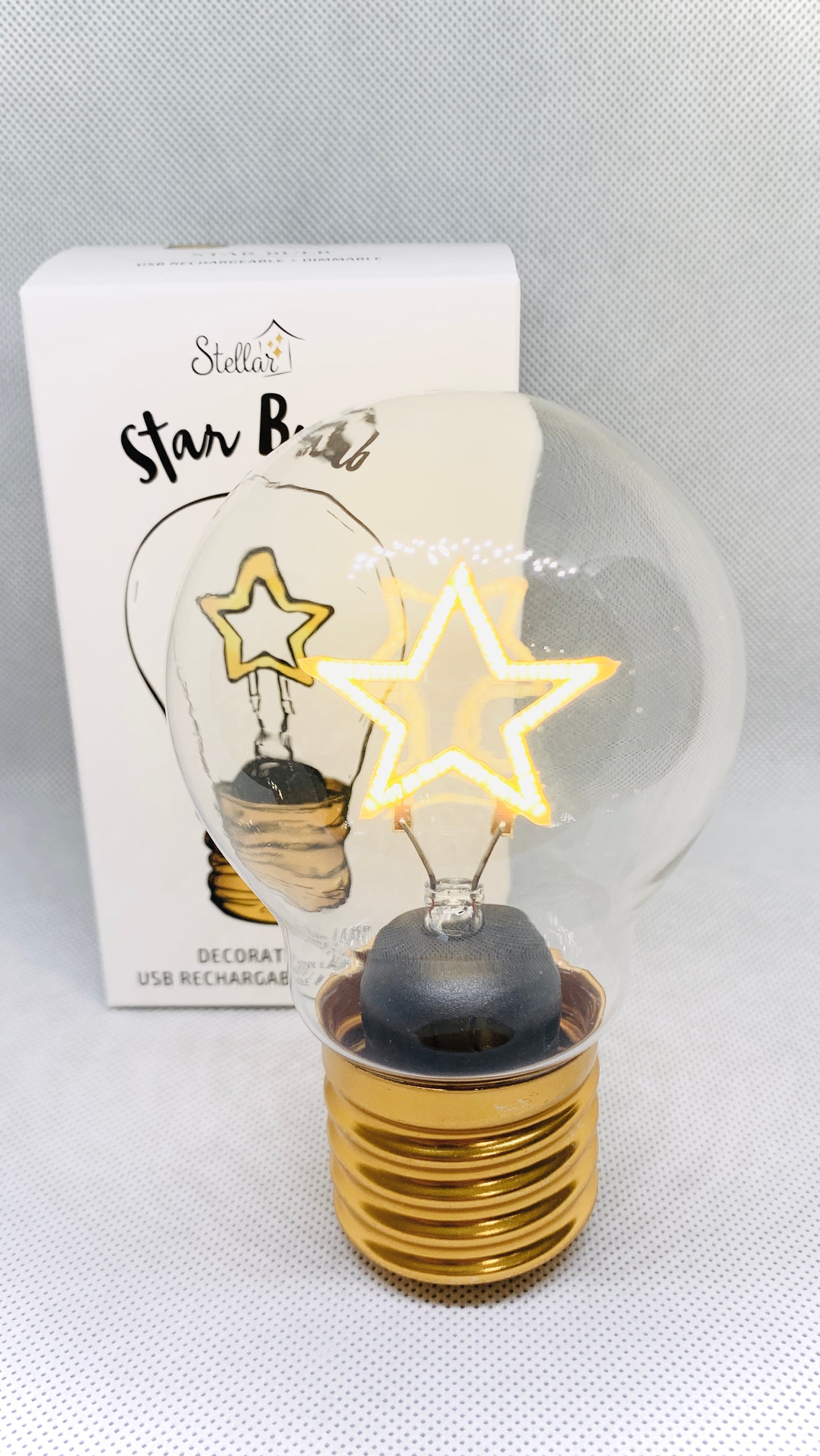 Star Lightbulb Lamp - USB Recharge