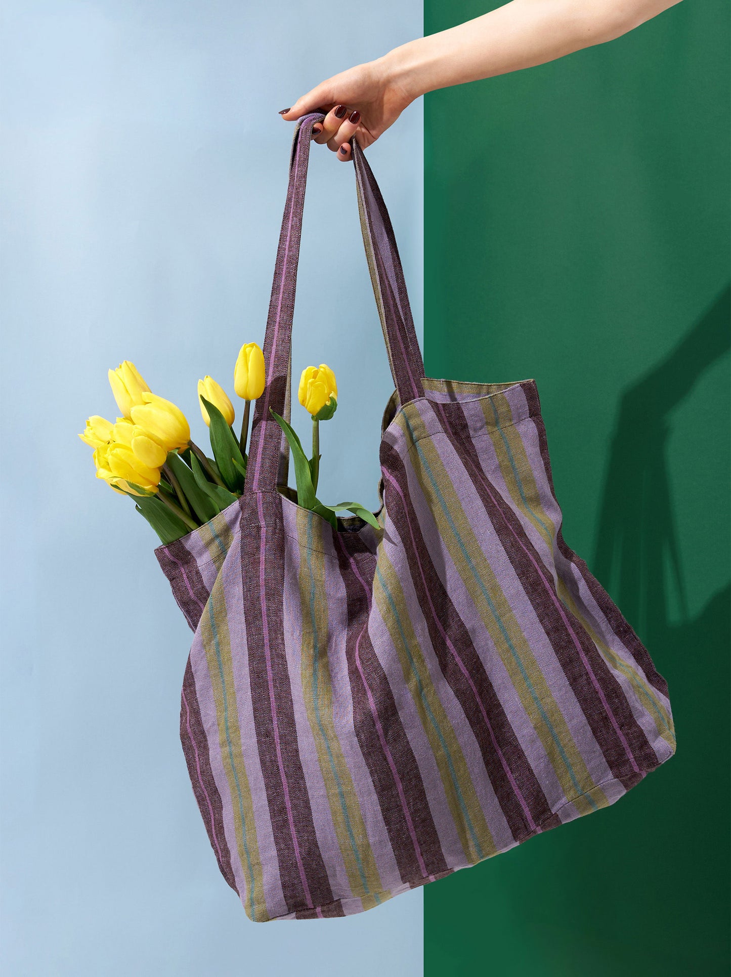 Striped Market Bag + Colours
