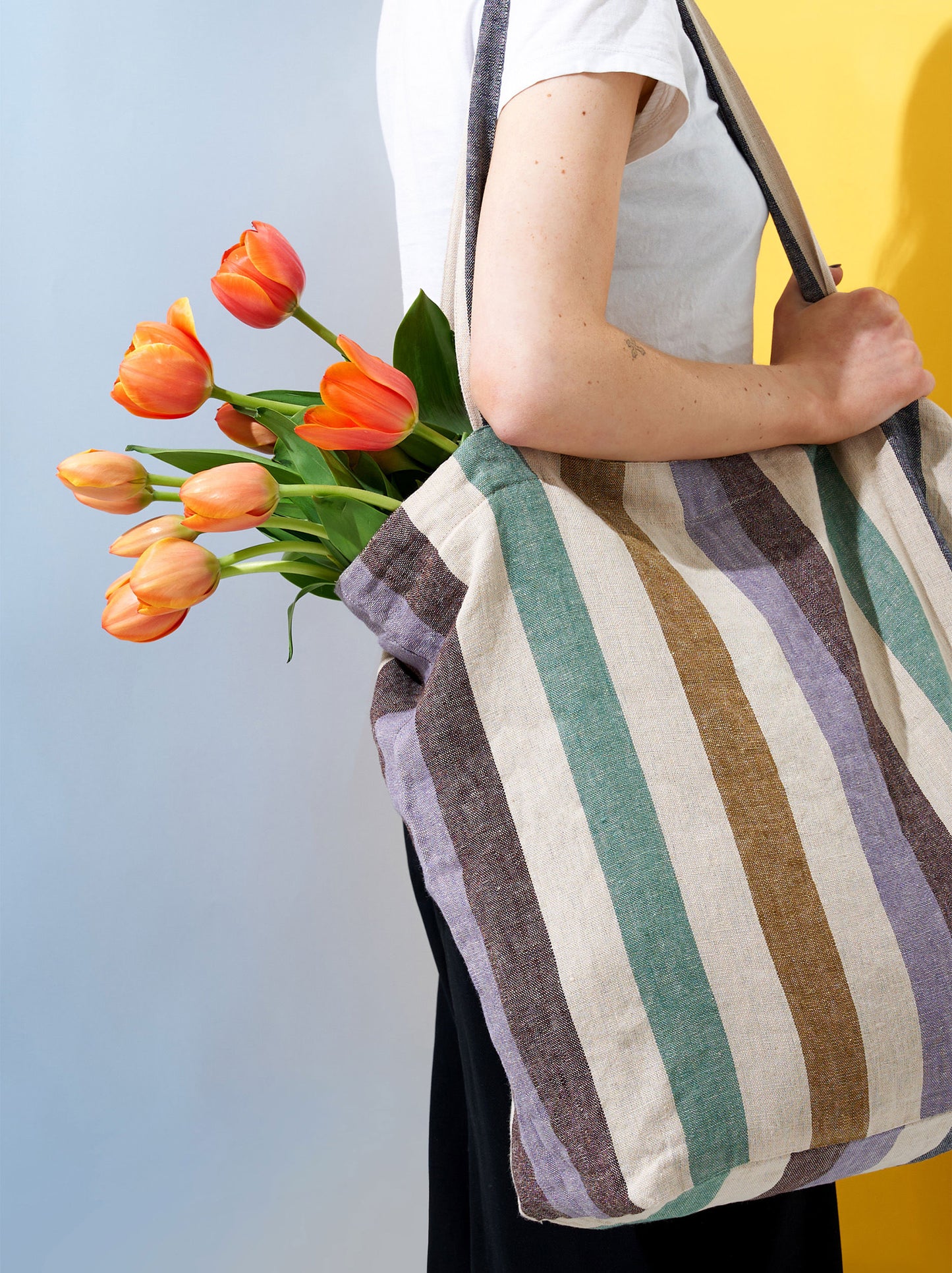 Striped Market Bag + Colours