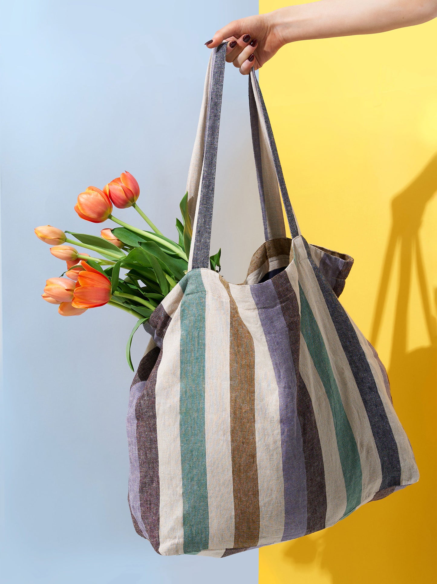 Striped Market Bag + Colours