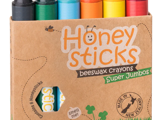 Beeswax Crayons - Super Jumbos