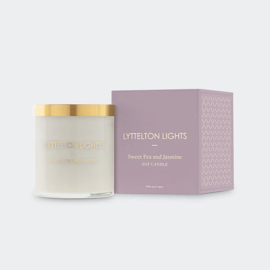 Sweet Pea & Jasmine Candle - Medium
