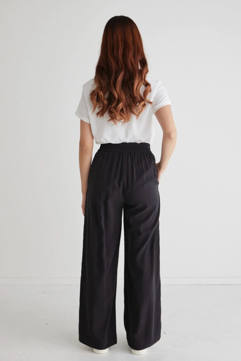 Townie Wide Leg Pants - Black