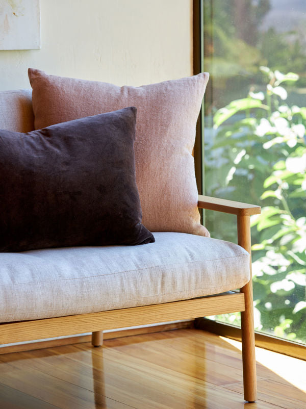 Velvet Cushion Cover - Henna (55x45cm)