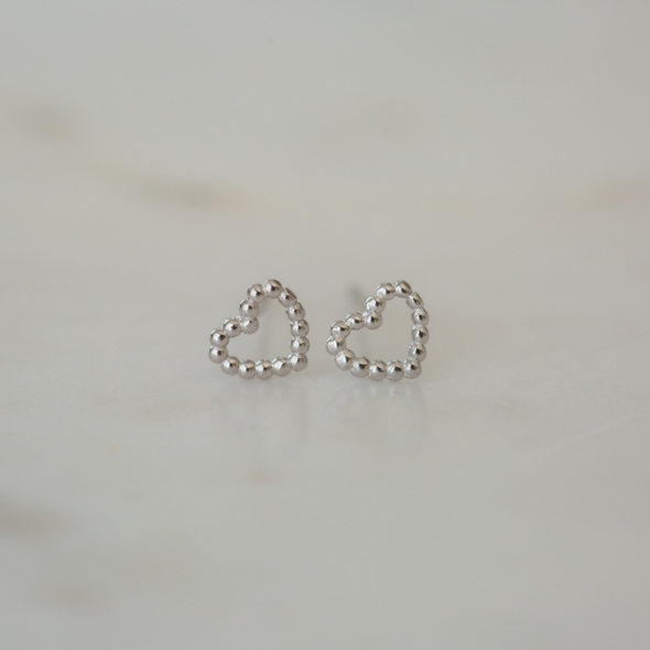 Dotty Love Studs - Gold & Silver