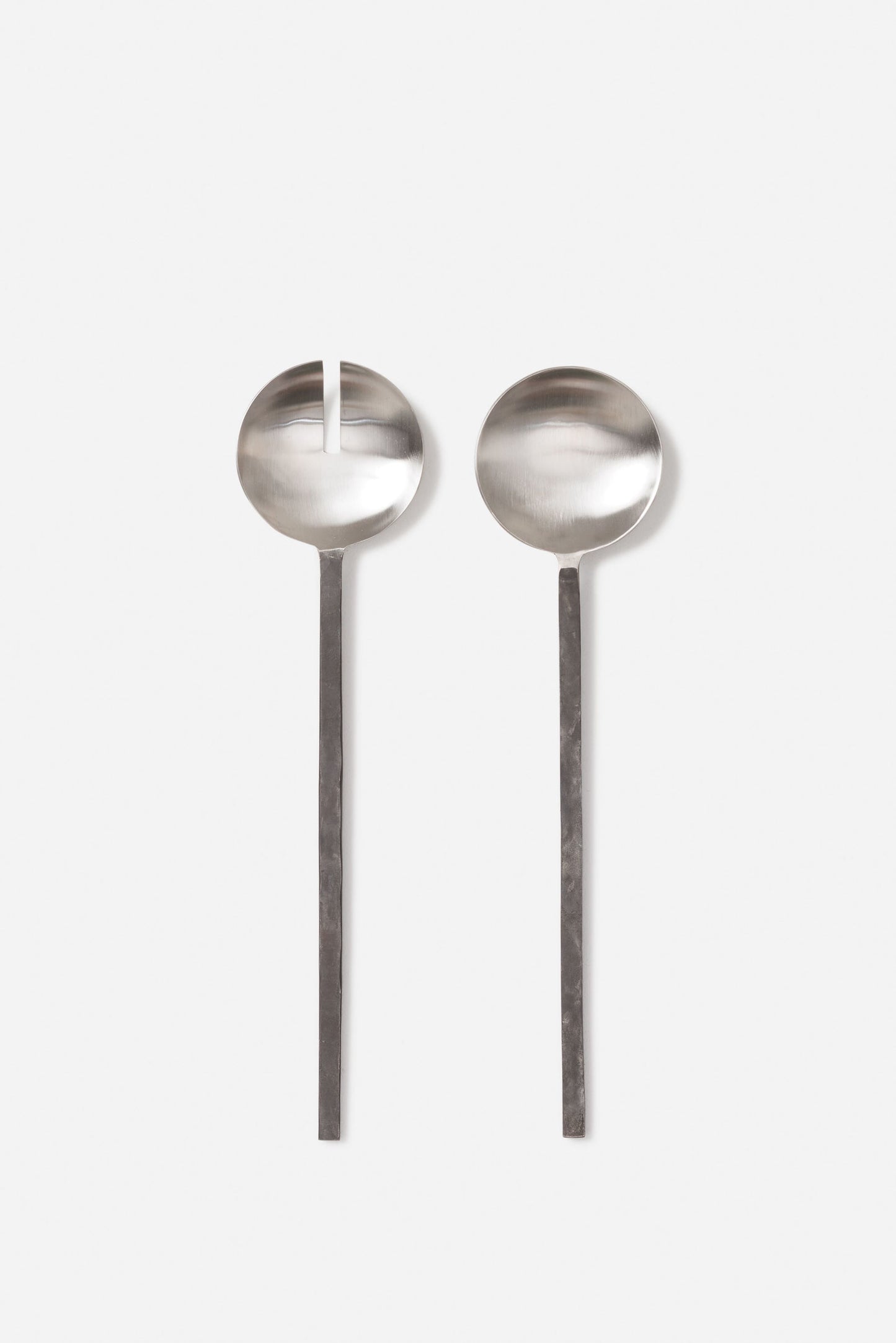 Forge Salad Servers - Burnished