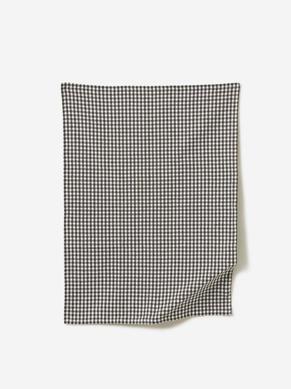 Gingham Washed Cotton Tea Towel + Colours
