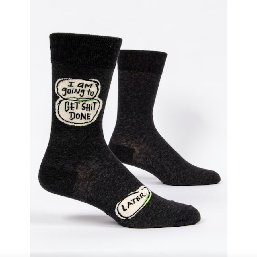Get Shit Done... Later - Men's Socks