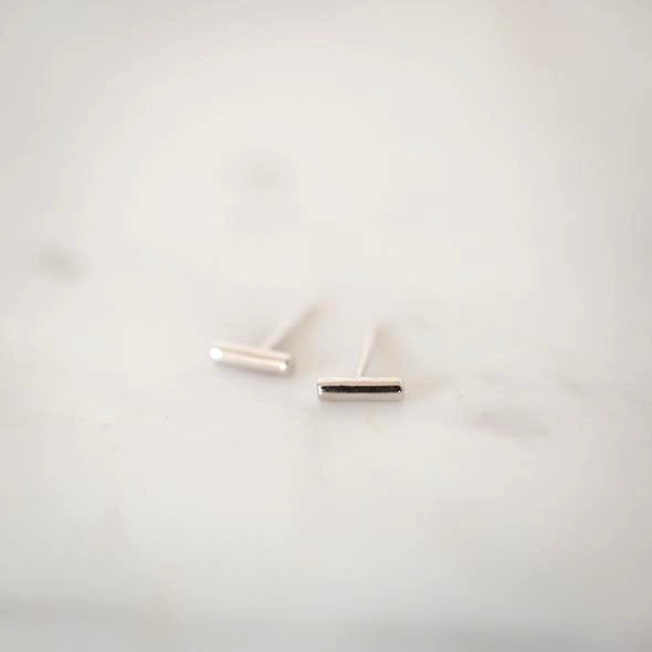 Mini Bar Studs - Gold & Silver