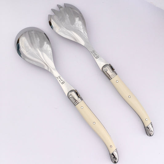Salad Servers Gift Box - Ivory or Black