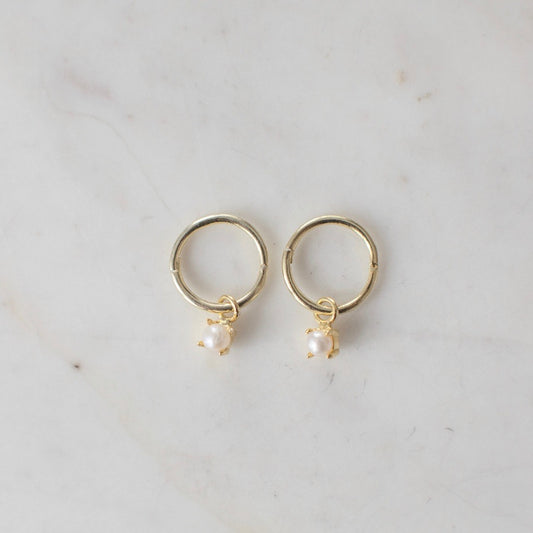 Mini Pearl Sleepers - Gold & Silver