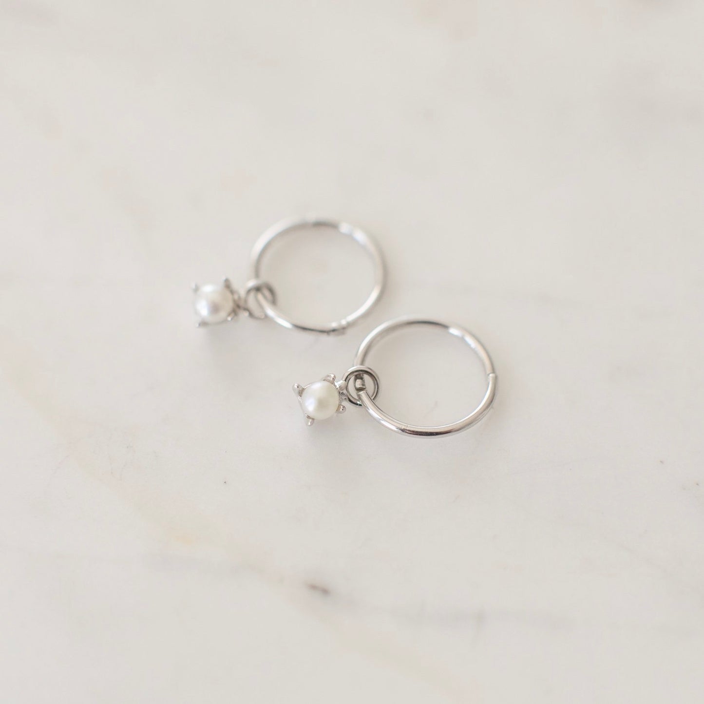 Mini Pearl Sleepers - Gold & Silver