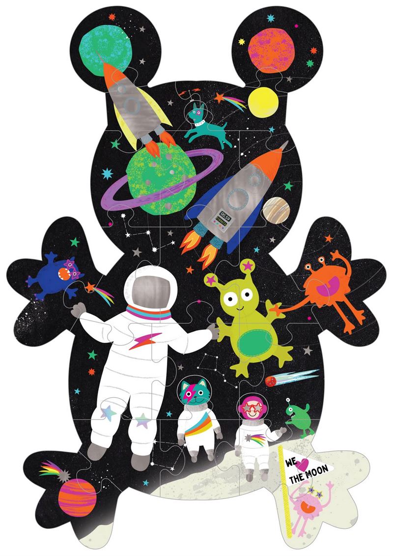 Space Shaped Puzzle - 20 Piece