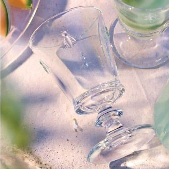 Bee Wine Glass