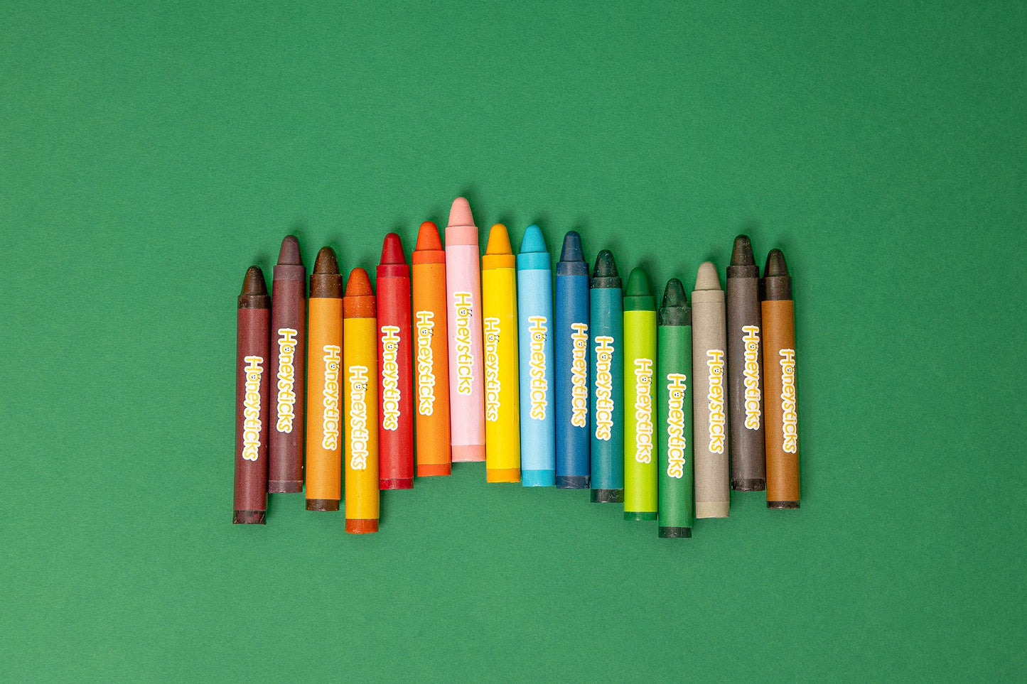 Honey Sticks 16 Crayons  -  Jumbos