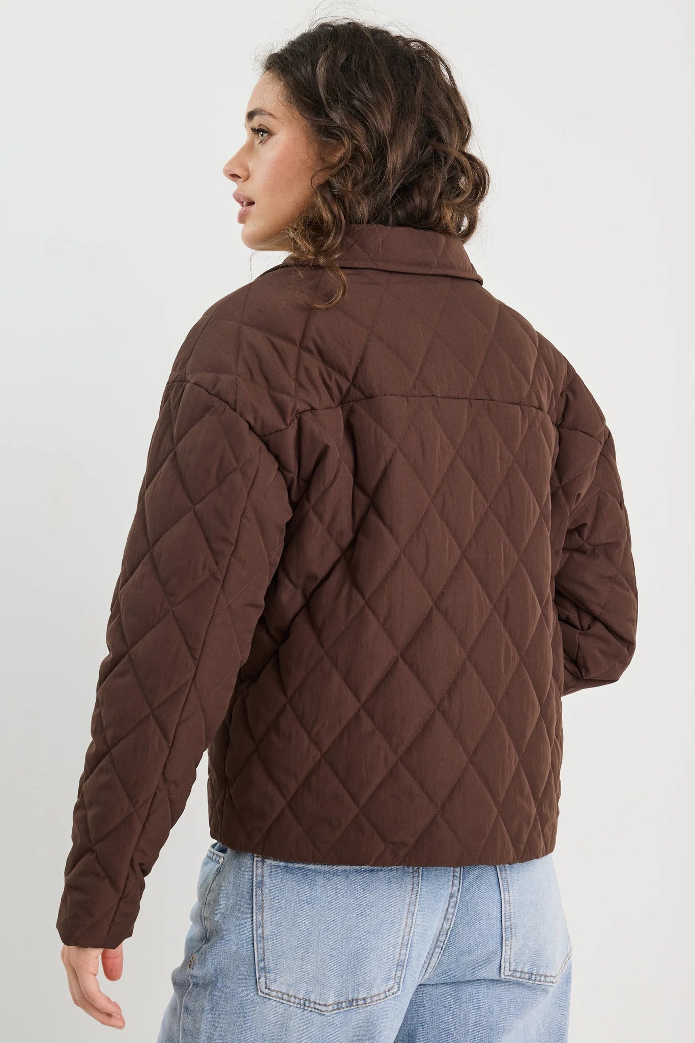 Absolute Quilted Jacket - Chocolate