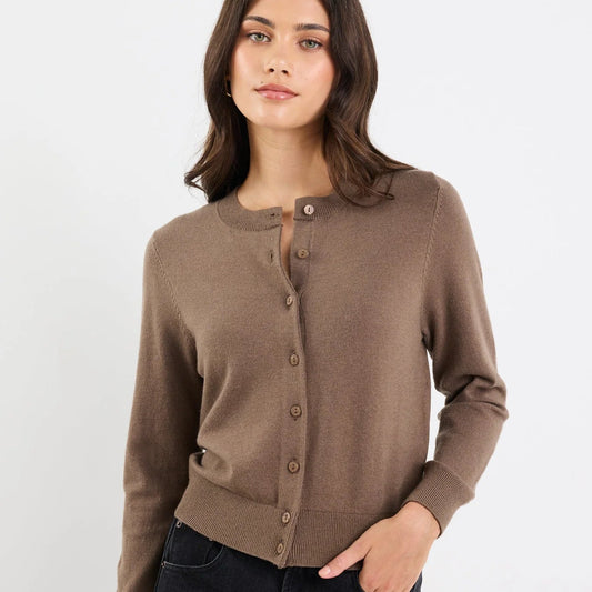 Autograph Cardigan - Mocha