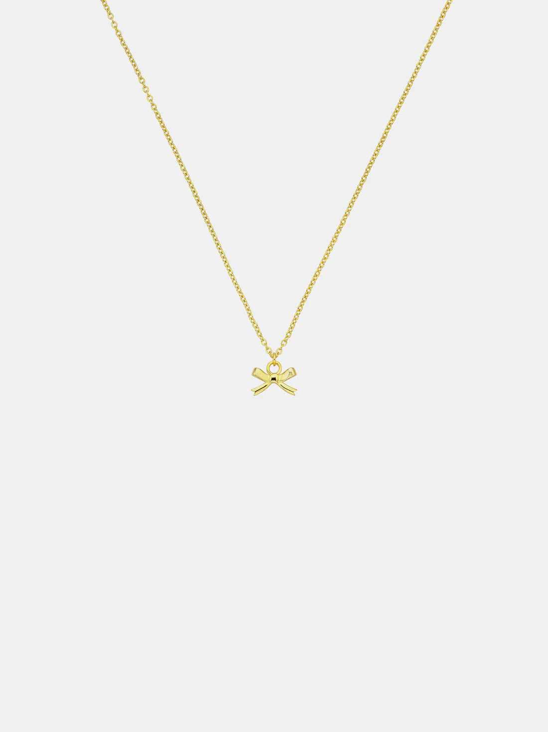 Bow Necklace - Gold & Silver